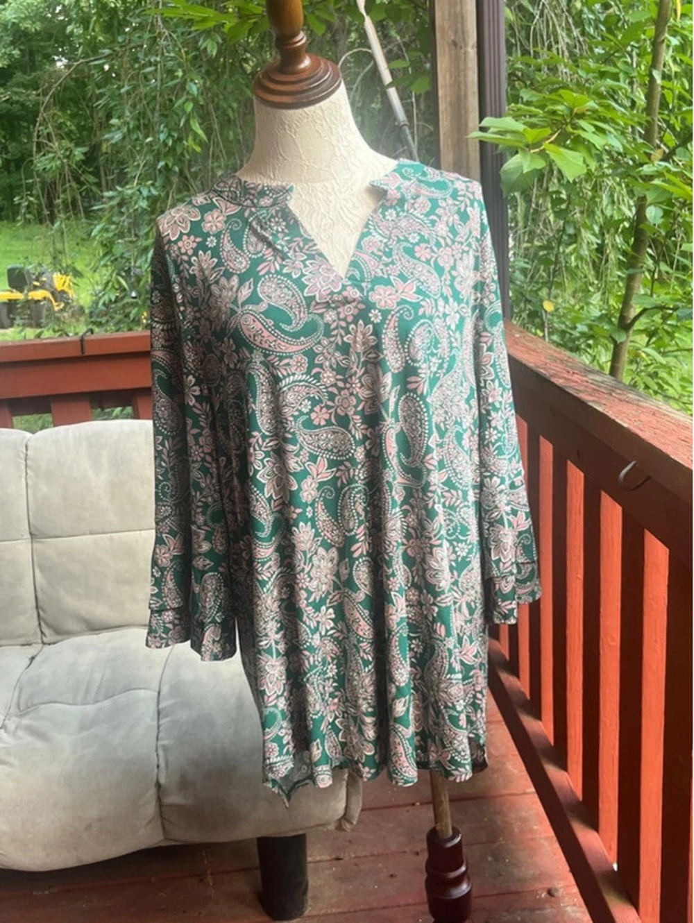 XL flared sleeve shirt blouse - Picture 5 of 5